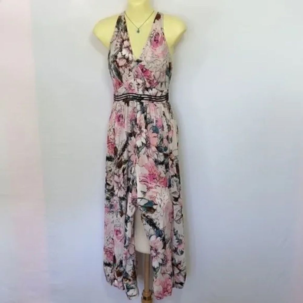 PLENTY TRACY REESE JUMPSUIT "GWYNETH"EMPIRE LINE FREE FLOWING FLORAL NWOT 2 - Picture 6 of 7
